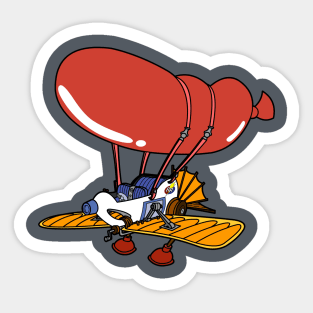 Rescue Rangers Plane Sticker